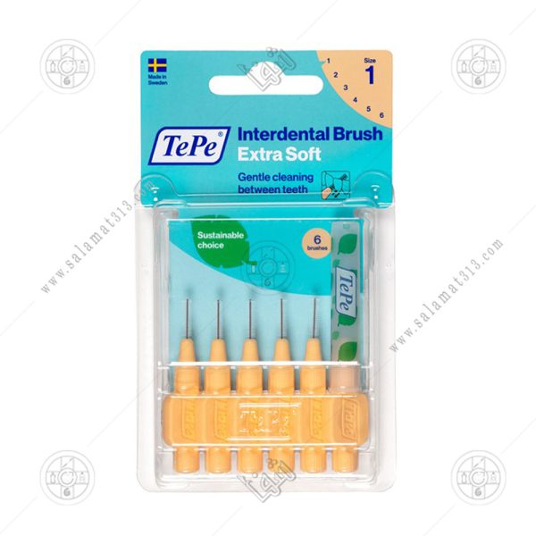 مسواک بین دندانی اکستراسافت Tepe سایز1 (Interdental Brushes Extra Soft)