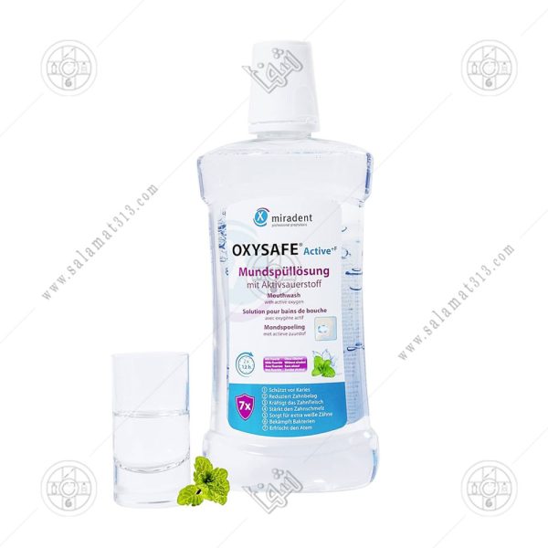 دهانشویه اکسیژن فعال میرادنت Oxysafe Active